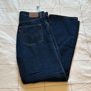 Levi's Ribcage Straight Ankle Dark Wash Size 28 Noe Dark